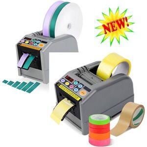 ZCut-9 Automatic Tape Dispenser Electric Industrial Ribbon Cutter Machine NEW